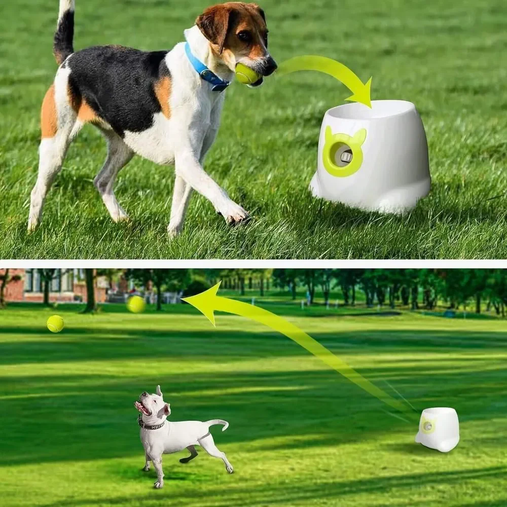 YEEGO‎ Automatic Dog Ball Launcher Thrower for Small Medium Dogs Indoor Outdoor